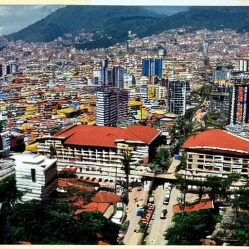 Prompt: colombia en los años 90, fotografia