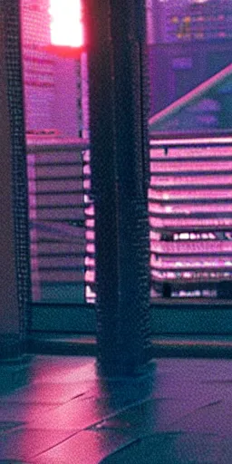 Image similar to cyberpunk girl, by Roger Deakins