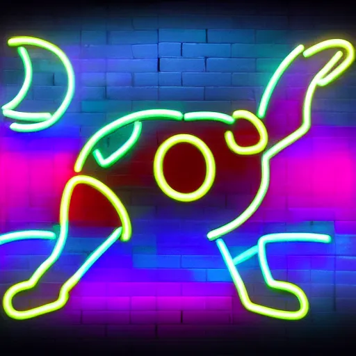 Image similar to cyberpunk hamster made of glowing rainbow neon lights gems and crystals, light reflection, 8 k, hd, logo