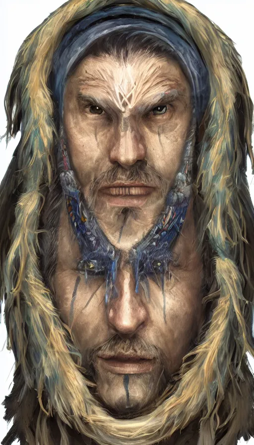 Image similar to portrait of a digital shaman, from wow