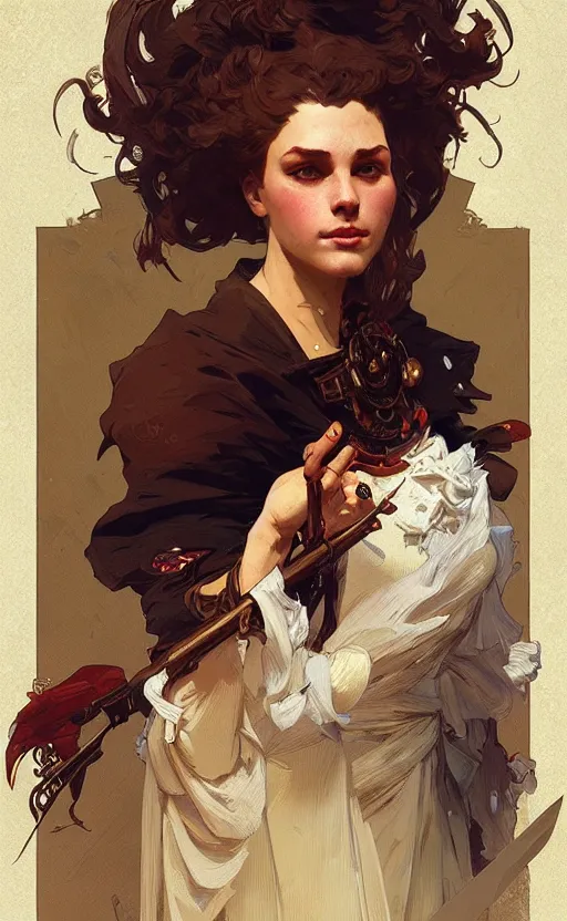 Prompt: a personification of the country france, highly detailed, digital painting, artstation, concept art, sharp focus, illustration, art by greg rutkowski and alphonse mucha