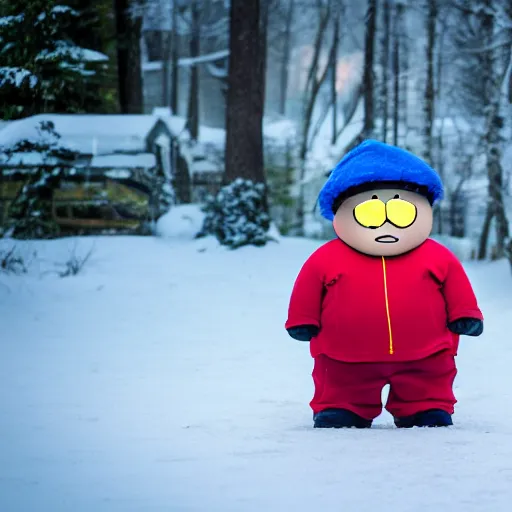 Image similar to Eric Cartman as a real life human angry, XF IQ4, f/1.4, ISO 200, 1/160s, 8K, RAW, unedited, symmetrical balance, in-frame