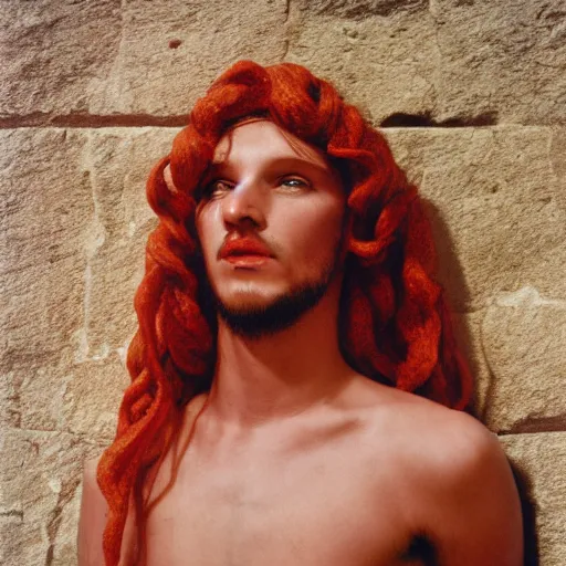 Prompt: Portrait of the God Medusa as a real human. Portra 800.