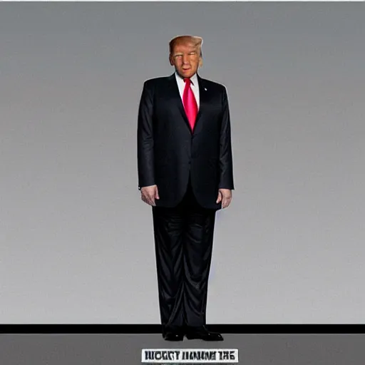 Prompt: trump tallest man in the world