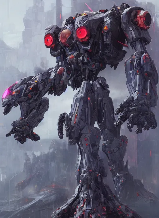 Image similar to battle prime mecha, au naturel, hyper detailed, digital art, trending in artstation, cinematic lighting, studio quality, smooth render, unreal engine 5 rendered, octane rendered, art style by klimt and nixeu and ian sprigger and wlop and krenz cushart