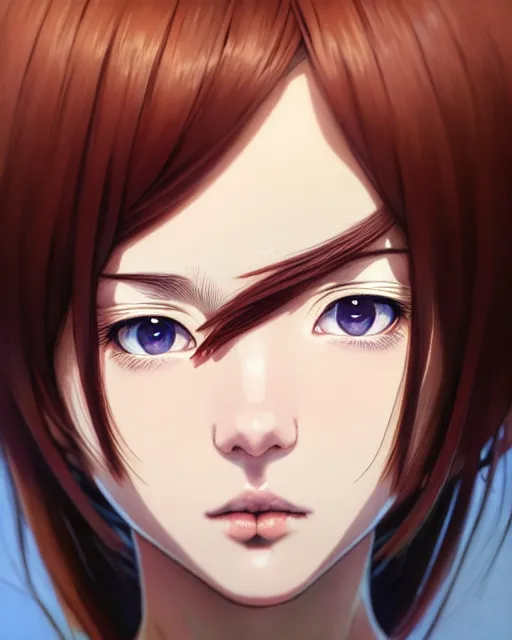 Image similar to portrait Anime of Homelander cute-fine-face, brown-red-hair pretty face, realistic shaded Perfect face, fine details. Anime. realistic shaded lighting by Ilya Kuvshinov katsuhiro otomo ghost-in-the-shell, magali villeneuve, artgerm, rutkowski, WLOP Jeremy Lipkin and Giuseppe Dangelico Pino and Michael Garmash and Rob Rey