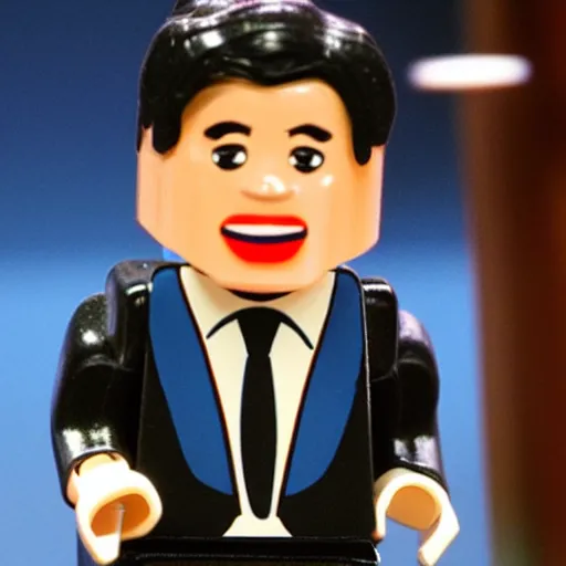 Image similar to Michael mcintyre as a black lego