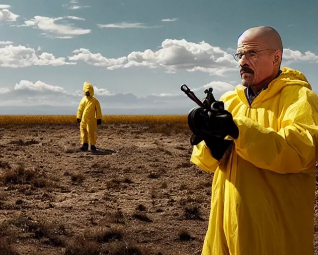 Image similar to 4 k still from breaking bad, starring xi jinping