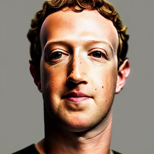 Image similar to Mark Zuckerberg with yellow lemon looking skin