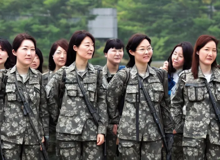 Prompt: female south korean counterterrorist unit 7 0 7 th special mission group