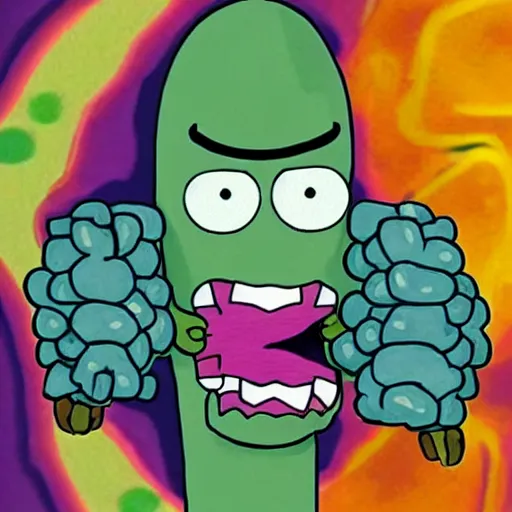 Image similar to pickle rick