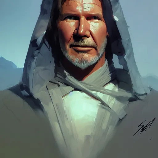 Image similar to portrait of harrison ford, warlock, organic painting, matte painting, bold shapes, hard edges, aesthetic octane render, trending on artstation, by greg manchess, huang guangjian, gil elvgren, sachin teng, greg rutkowski, jesper ejsing, rhads, ilya kuvshinov, cushart krenz