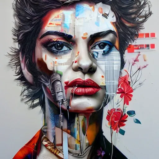 Prompt: A beautiful sculpture. If you can meet with Triumph and Disaster and treat those two impostors just the same. by Sandra Chevrier intuitive