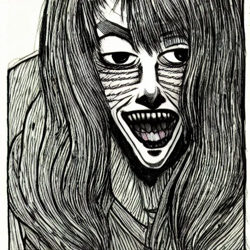 Image similar to junji ito drawing of me