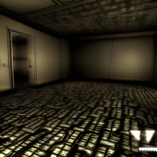 Image similar to Dreamcast Survival Horror game. screenshot. 3d game. 3rd person game. spooky atmosphere.