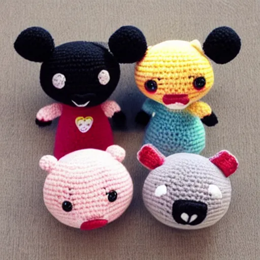 Image similar to cute animal Amigurumi