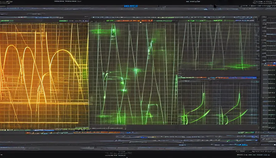 Image similar to rct screen showing oscilloscope on old soviet machine, volumetric lighting, photorealistic rendering, artstation, redshift, octane, golden ratio