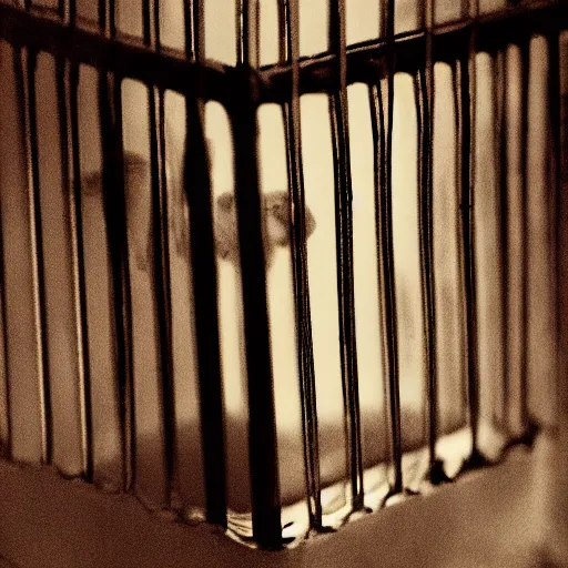 Prompt: images of the body as a cage for the soul