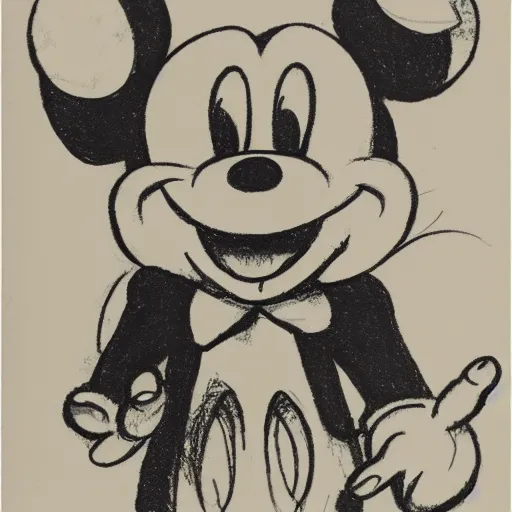 How To Draw Mickey Mouse Cute Cartoon - Art For Kids Hub -