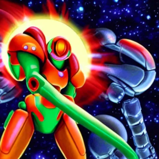 Image similar to The Last Metroid Is in Captivity. The Galaxy Is at Peace