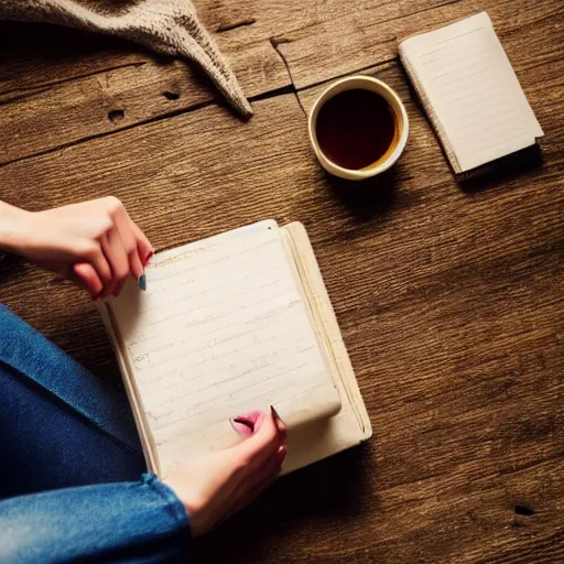 Prompt: a young woman finds a dusty diary on the floor of an old farmhouse, cinematic scene, movie, cinematic lighting