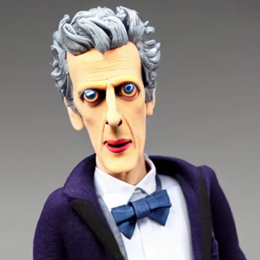 Prompt: peter capaldi claymation