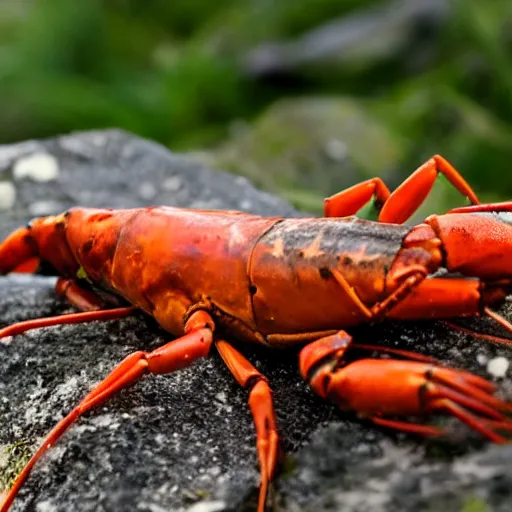 Prompt: crayfish whistles on the mountain