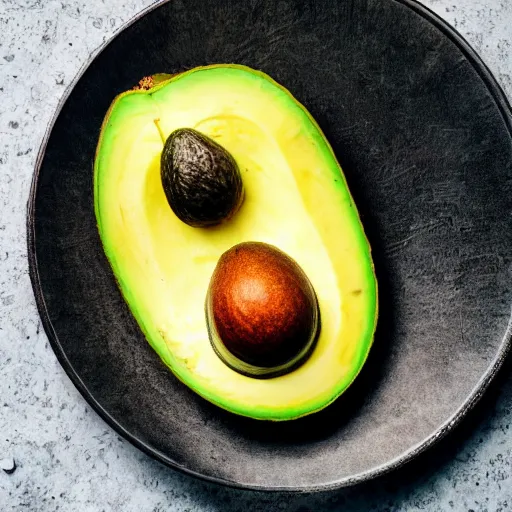 Prompt: avocado that looks like banana, hyper realistic, food photography