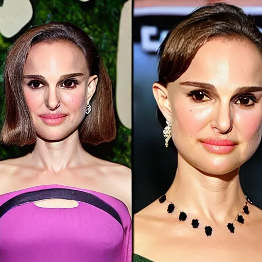 Image similar to natalie portman as a porkchop mutant hybrid,