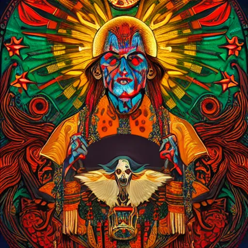Prompt: Aleister Crowley style, vivid colors, high details, cinematic, 8k resolution, beautiful detailed, photorealistic