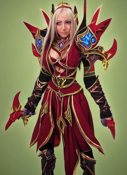 Image similar to world of warcraft blood elf