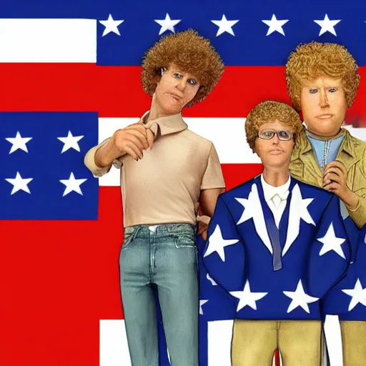 Image similar to napoleon dynamite is elected president of the united states, 4k, realism