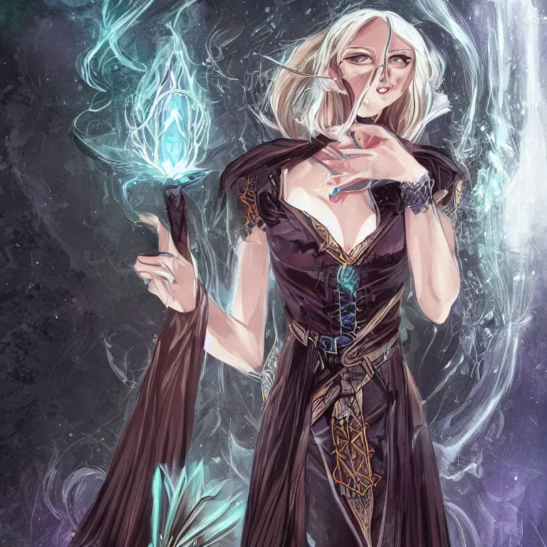 Image similar to a sorceress by felipe _ kimio