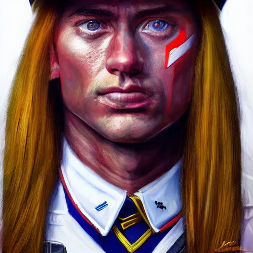 Prompt: realistic Portrait painting of Forrest Gump as a Power Ranger, made by Michaelangelo, physical painting, Sharp focus,digital art, bright colors,fine art, trending on Artstation, unreal engine.