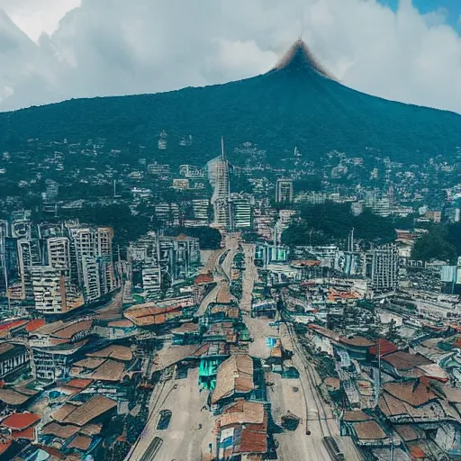 Image similar to futuristic city of guatemala