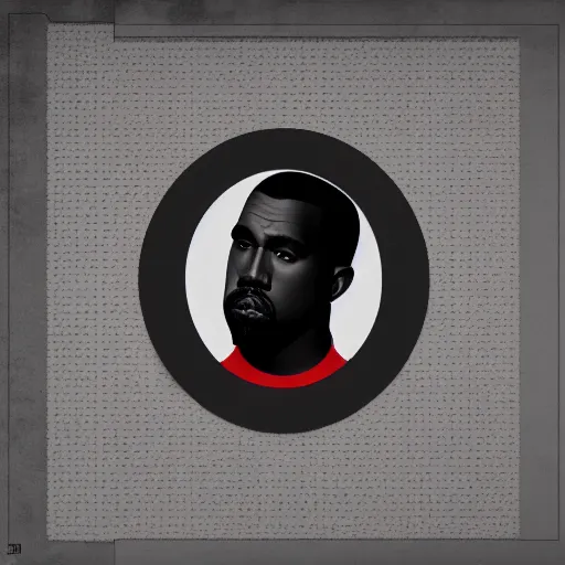 prompthunt: Baroque rap album cover for Kanye West DONDA 2 designed by Virgil  Abloh, HD, artstation