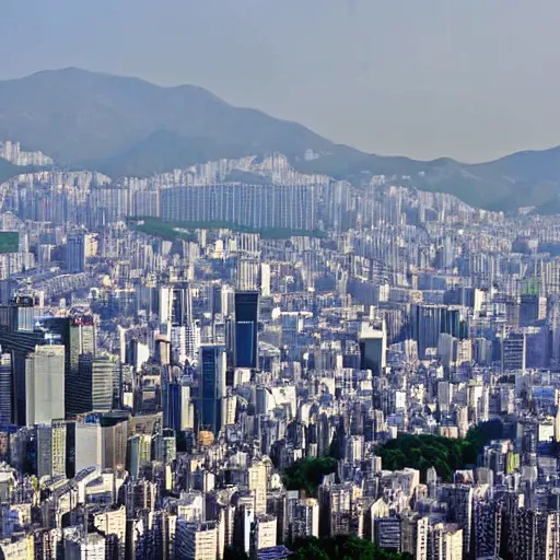 Prompt: The city of Seoul