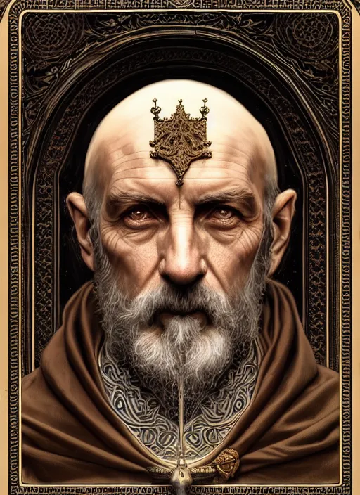 Prompt: symmetry!! portrait of a medieval old king, intricate, elegant, highly detailed, digital painting, artstation, concept art, smooth, sharp focus, illustration, art by artgerm and greg rutkowski and alphonse mucha, 8 k