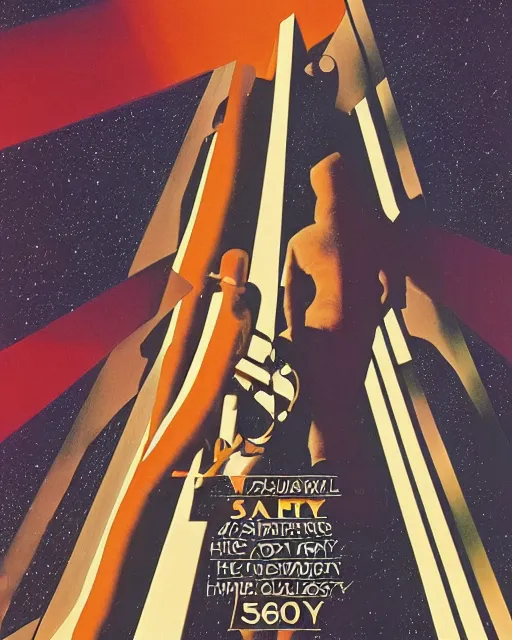 Image similar to Artistic collage of 2001: A Space Odyssey film poster. 1968