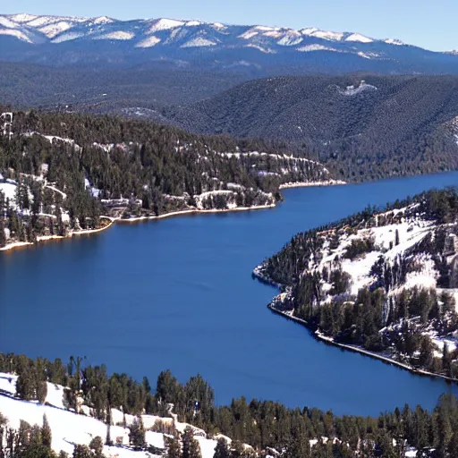 Image similar to bear mountain big bear lake california, skiing