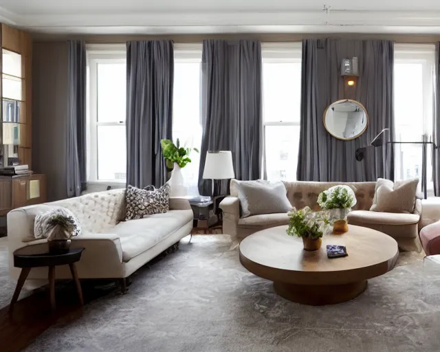 Image similar to apartment designed by nate berkus, muted colors