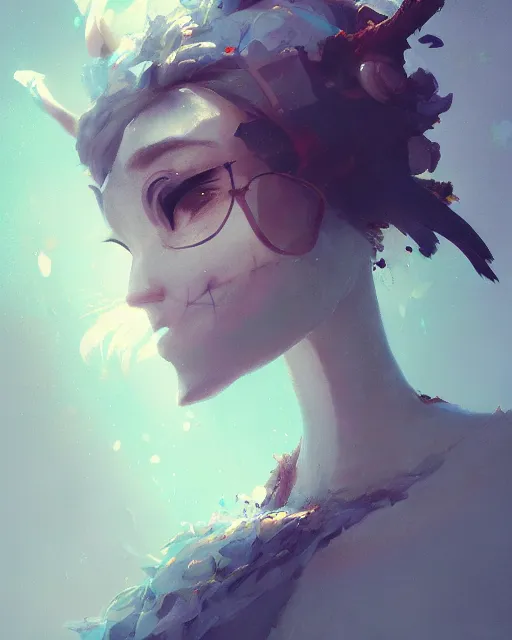 Prompt: a beautiful portrait of an anthropomorphic disney character by cory loftis, fenghua zhong, ryohei hase, ismail inceoglu and ruan jia. volumetric light, artstation