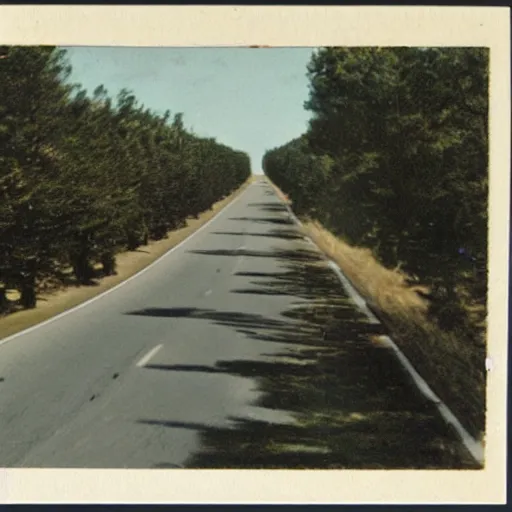 Prompt: te road to madrid, old postcard, restorated, 1 9 7 6 - 4