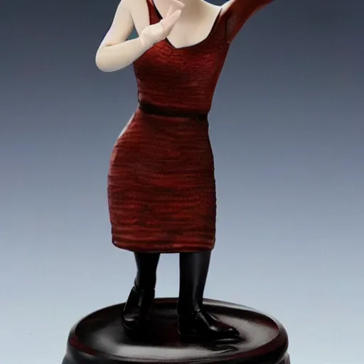 Prompt: figurine of cute emma stone