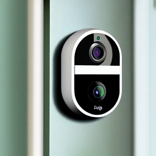 Image similar to duolingo mascot in a ring doorbell camera, 4 k, hyper realistic, dslr, high resolution, landscape, beautiful