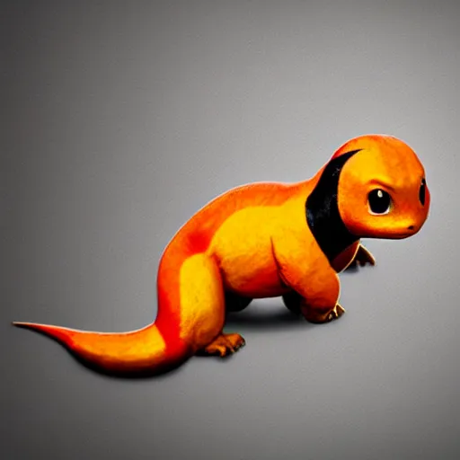 Prompt: real life charmander, realistic, animal photography, photoshop image manipulation, unstylized