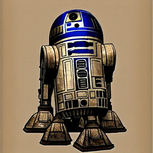 Image similar to a steampunk!!! ( ( r 2 d 2 ) )