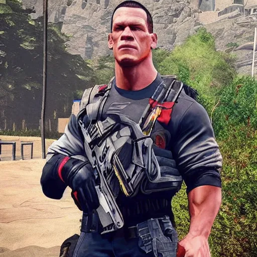 Prompt: John cena in Apex legends