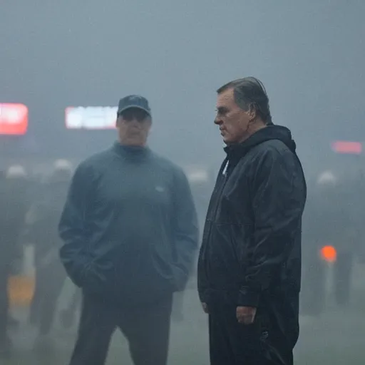 Prompt: Coach Belichick in Blade Runner 2049(2017)