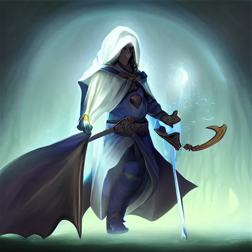 Image similar to shadowheart, cleric of grace, digital art